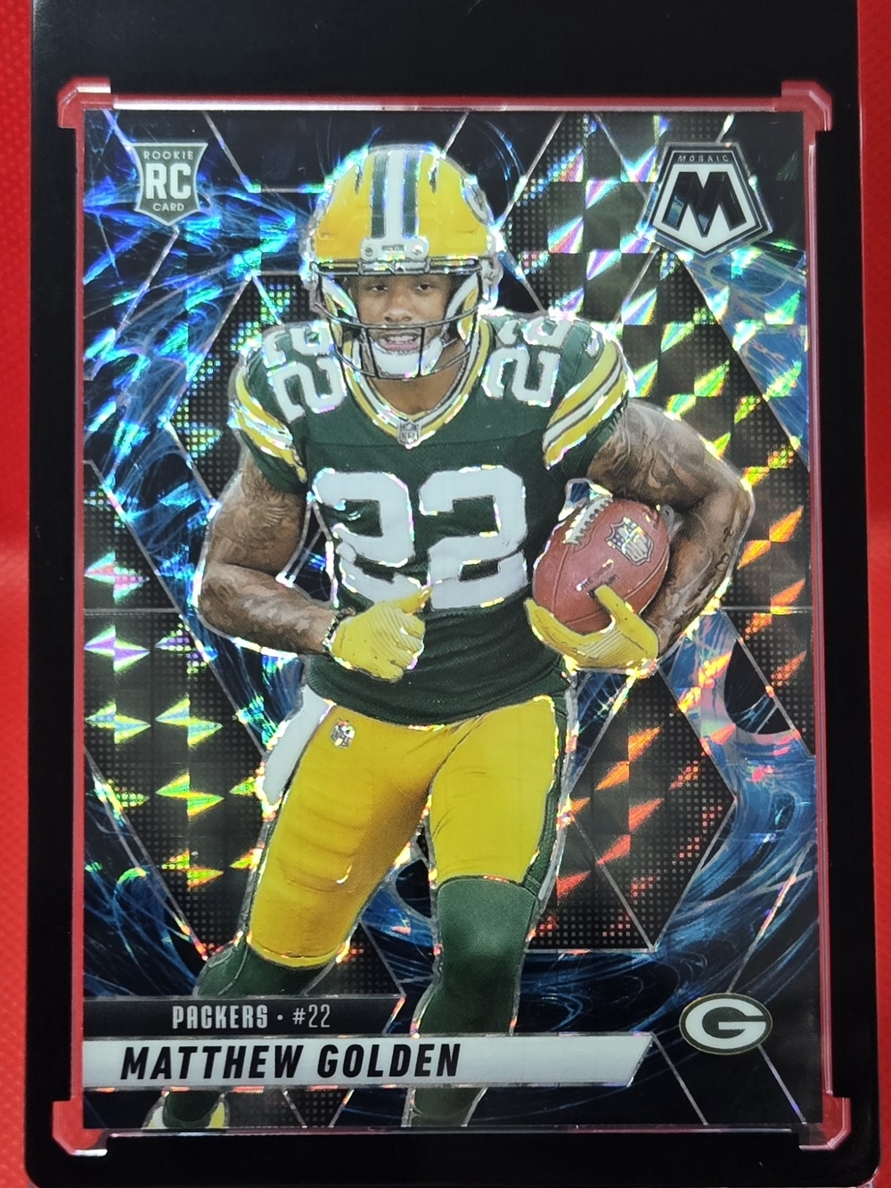2025 Panini Mosaic : GENESIS VARIATION (RC) - Matthew Golden